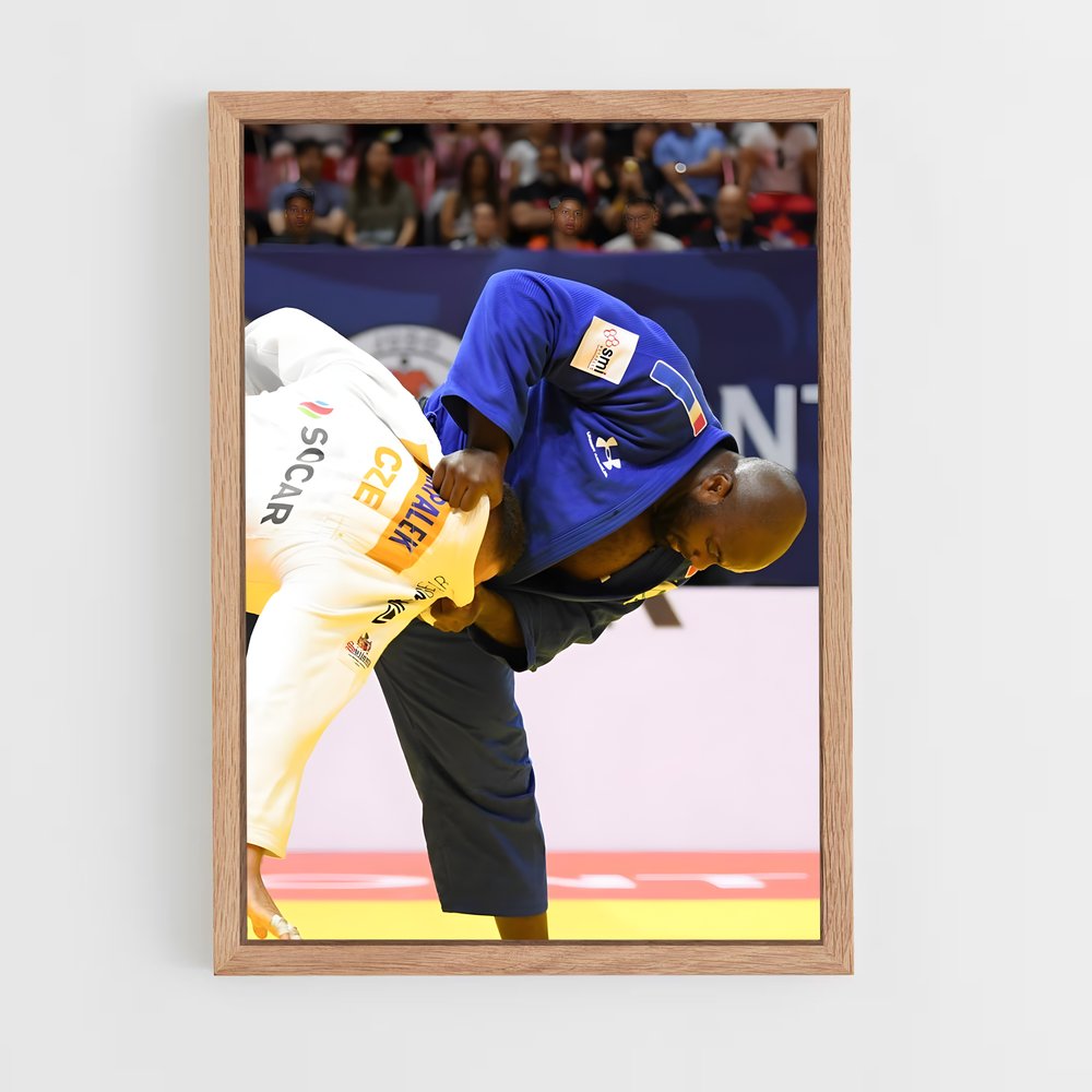 Poster Champion en Bleu – affiche Judo (vue 4)